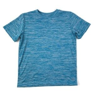 Zelos Boys Tshirt Blue Space Crew Neck Medium